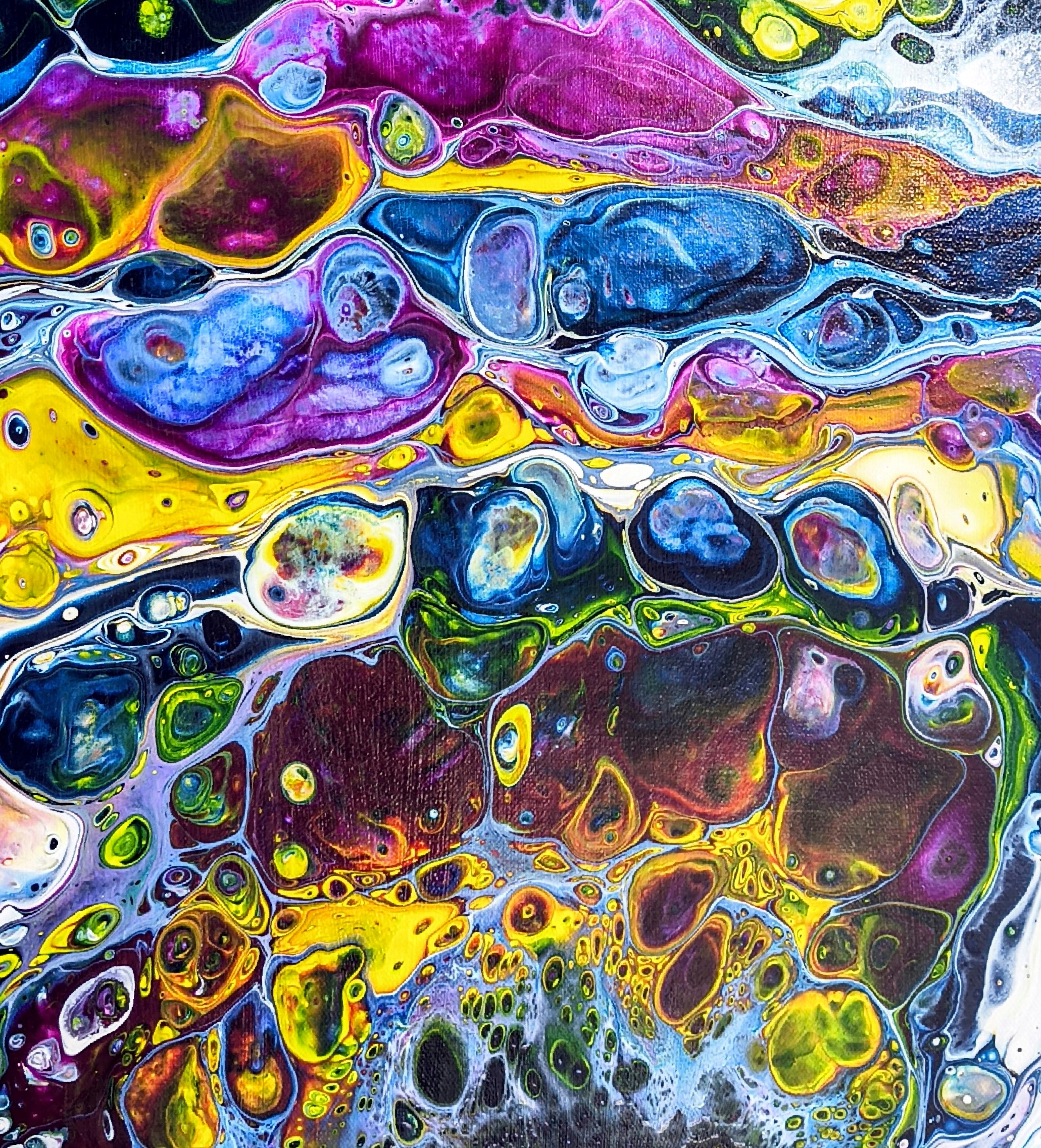 Infiltration - Acrylic painting by Chris Broussard